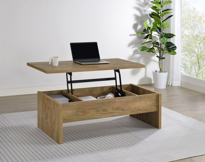 Canoga Engineered Wood Lift Top Cocktail Coffee Table Mango - 706358