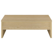 Canoga Engineered Wood Lift Top Coffee Table Light Oak - 706348