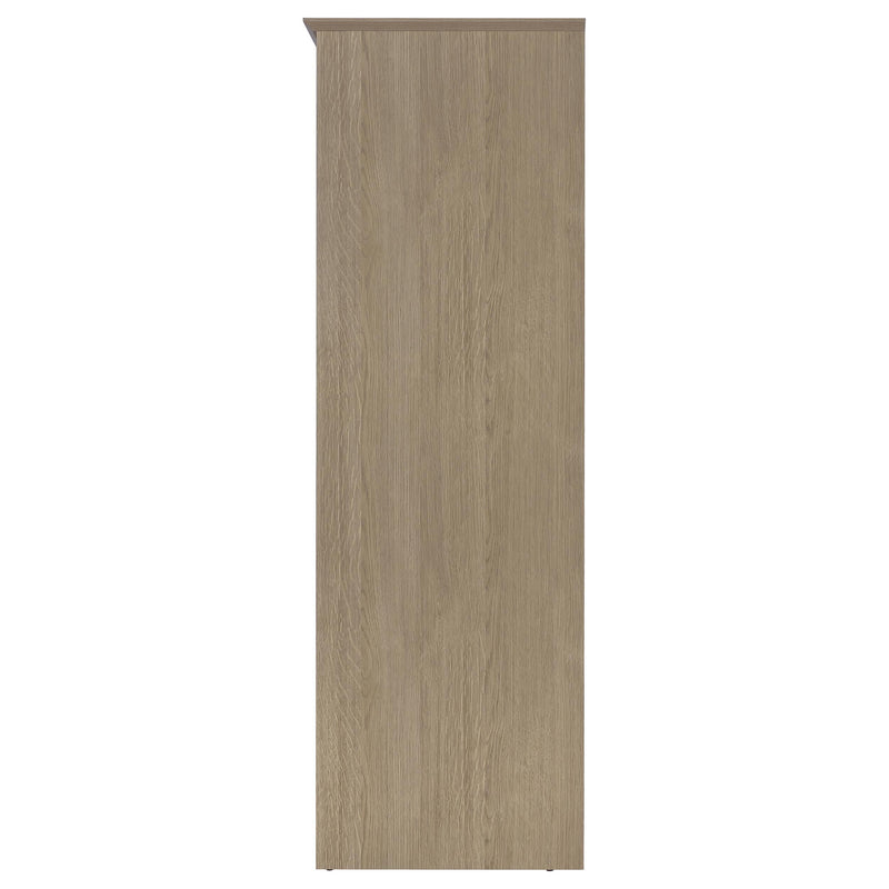 Canova 3-door Bedroom Wardrobe Storage Cabinet Armoire Latte - 950445