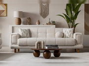 Canyon Convertible Loveseat in Cream - 200-ST-CAN-CREMONA02-2