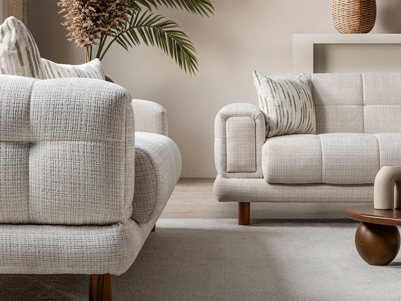 Canyon Convertible Loveseat in Cream - 200-ST-CAN-CREMONA02-2