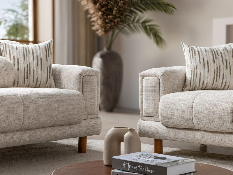 Canyon Convertible Loveseat in Cream - 200-ST-CAN-CREMONA02-2