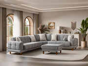 Canyon Sectional Sofa in Grey - 200-ST-CAN-CREMONA15-S