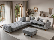 Canyon Sectional Sofa in Grey - 200-ST-CAN-CREMONA15-S