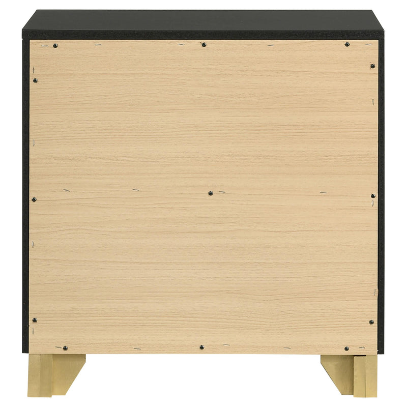 Caraway 2-drawer Nightstand Black - 224782