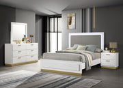 Caraway 4-piece California King Bedroom Set White - 224771KW-S4