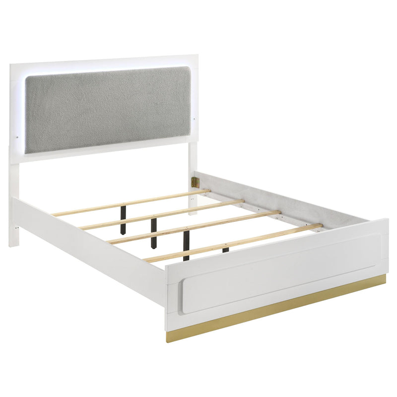 Caraway 4-piece Eastern King Bedroom Set White - 224771KE-S4