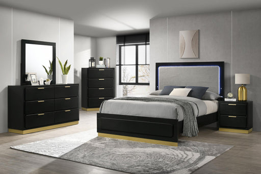 Caraway 5-piece California King Bedroom Set Black - 224781KW-S5