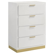 Caraway 5-piece California King Bedroom Set White - 224771KW-S5