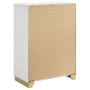 Caraway 5-piece California King Bedroom Set White - 224771KW-S5