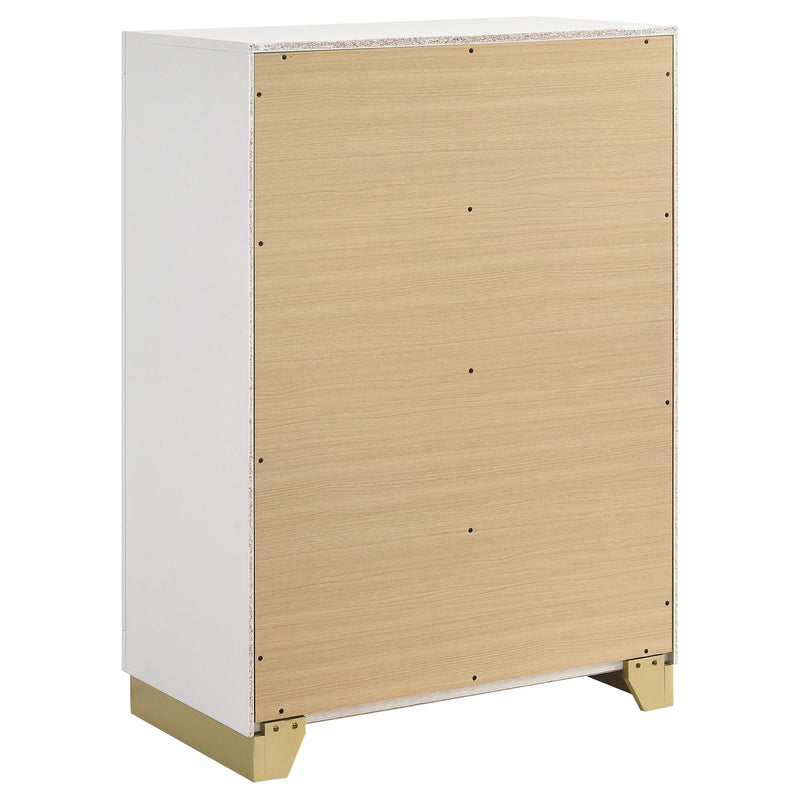 Caraway 5-piece Eastern King Bedroom Set White - 224771KE-S5