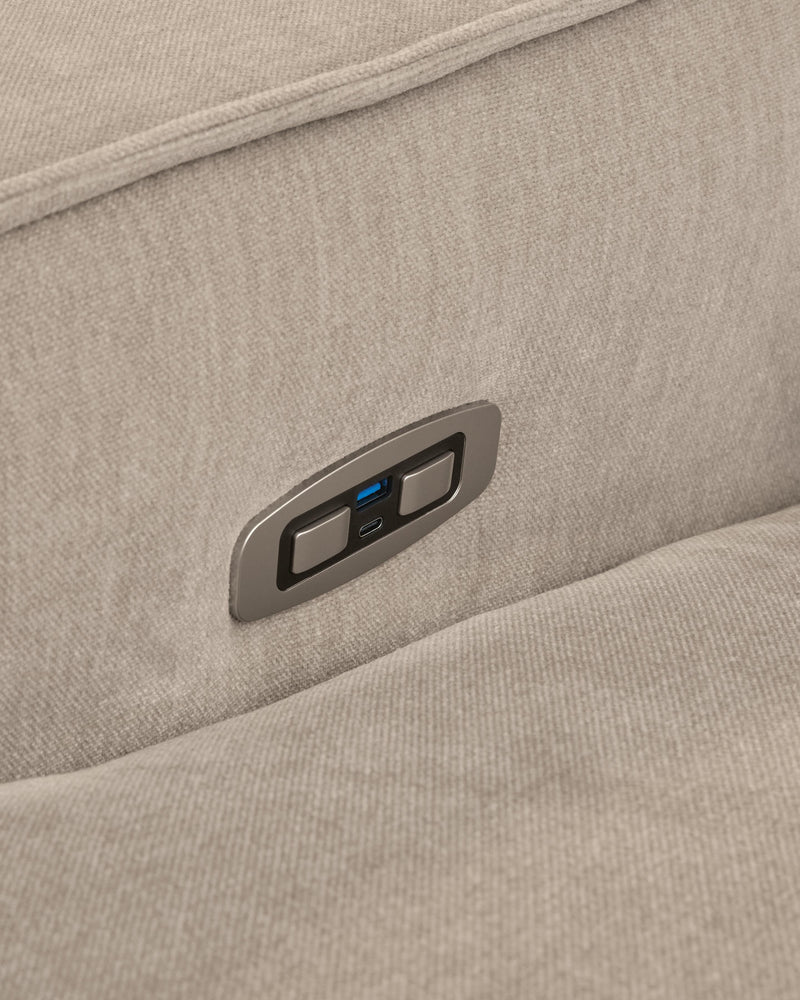 Carceri Cashmere 3-Piece Power Sectional Reclining Sofa - 87003S3