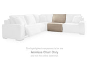 Carceri Cashmere Armless Chair - 8700346