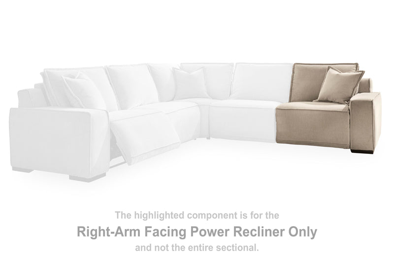 Carceri Cashmere Right-Arm Facing Power Recliner - 8700362