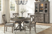 Cardano Driftwood Brown Round Dining Set - DMV FurnitureDining Room Set