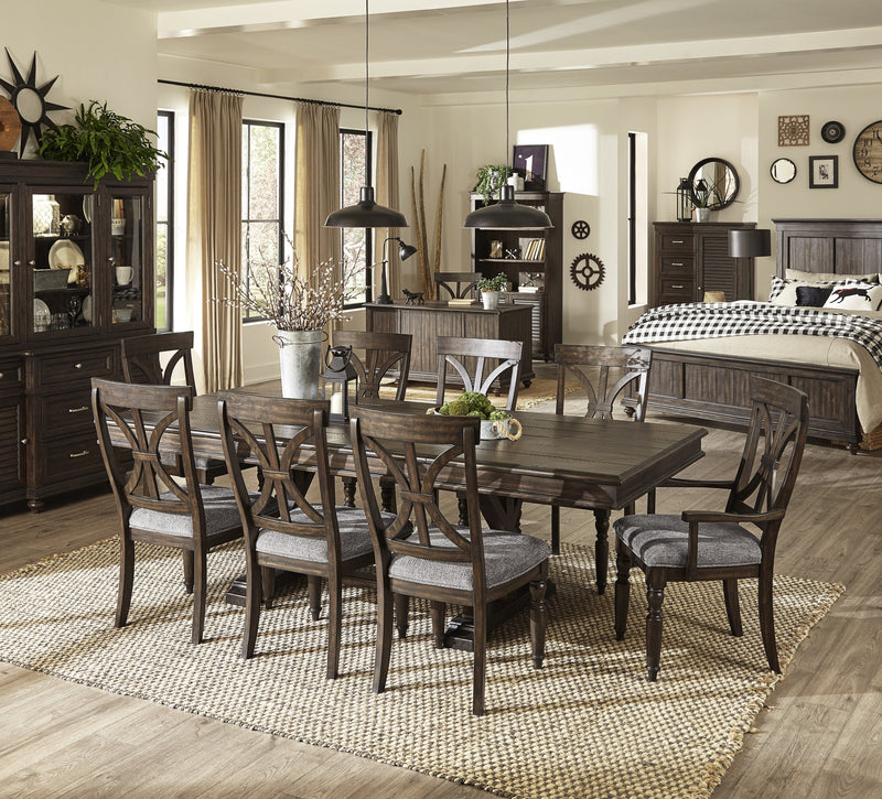 Cardano Driftwood Charcoal Extendable Dining Set - DMV FurnitureDining Room Set