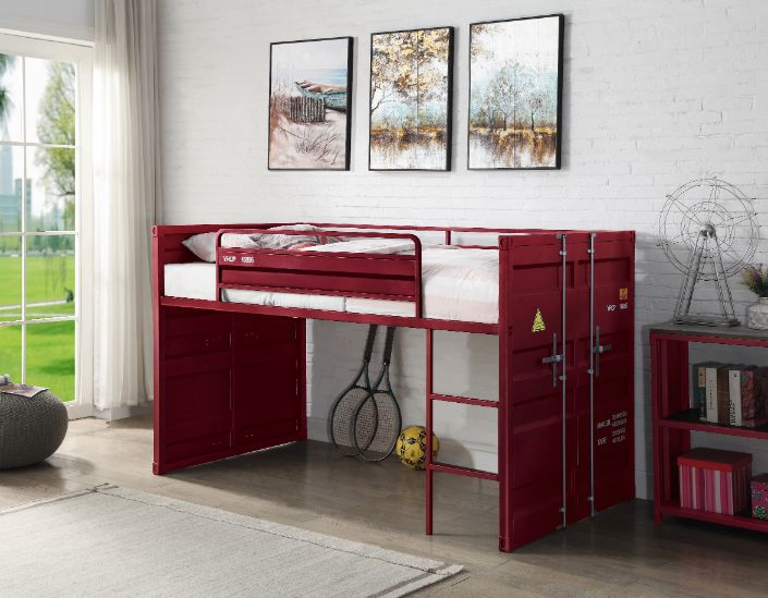 Cargo Twin Loft Bed W/Slide - 38300
