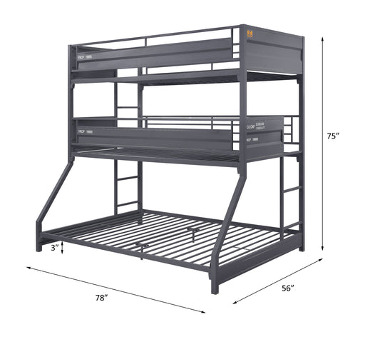 Cargo Twin/Twin/Full Bunk Bed - 37995