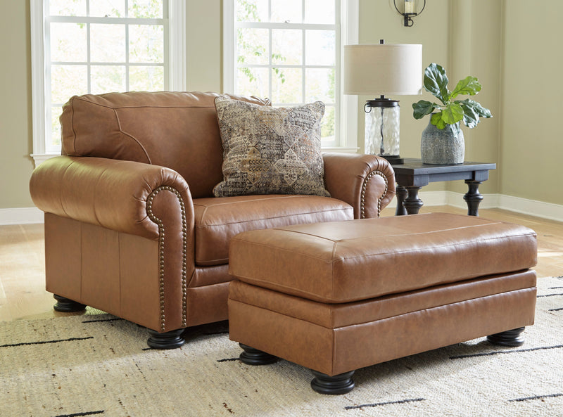 Carianna Caramel Leather Living Room Set - DMV FurnitureLiving Room Set