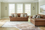 Carianna Caramel Leather Living Room Set - DMV FurnitureLiving Room Set