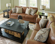 Carianna Caramel Leather Living Room Set - DMV FurnitureLiving Room Set