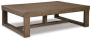 Cariton Coffee Table with 1 End Table in Gray - PKG008672