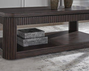 Carlibrie Warm Brown Lift-Top Coffee Table - T700-9