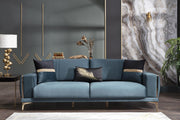 Carlino 3 Seat Sleeper (Napoly E.Green) 4 Pieces - DMV FurnitureSleeper Sofa