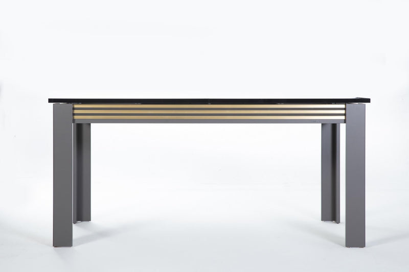 Carlino Expandable Dining Table (Prada Grey/Car.Mrb) 2 Pieces - DMV FurnitureDining Table