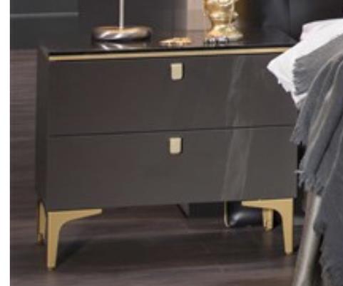Carlino Queen Bed (Carlino Gray) - DMV FurnitureQueen Bed
