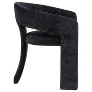 Carlow Upholstered Dining Arm Chair Black (Set of 2) - 193813BLK
