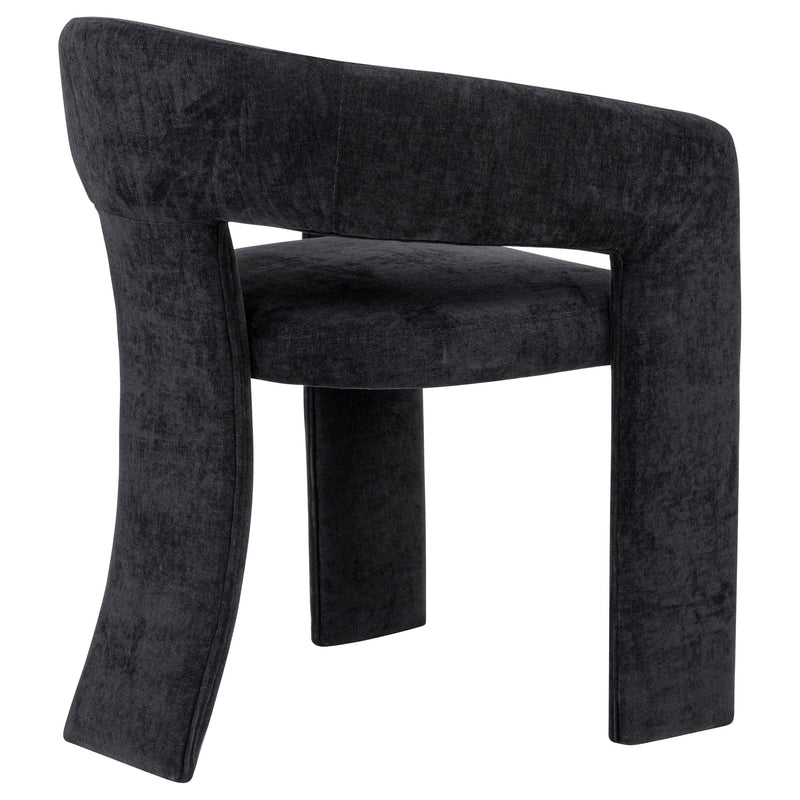 Carlow Upholstered Dining Arm Chair Black (Set of 2) - 193813BLK