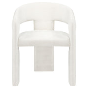 Carlow Upholstered Dining Arm Chair White (Set of 2) - 193813WHT