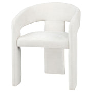 Carlow Upholstered Dining Arm Chair White (Set of 2) - 193813WHT