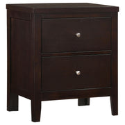 Carlton 4-piece Eastern King Bedroom Set Cappuccino - 202091KE-S4