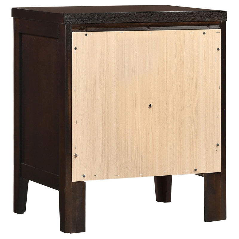Carlton 4-piece Eastern King Bedroom Set Cappuccino - 202091KE-S4