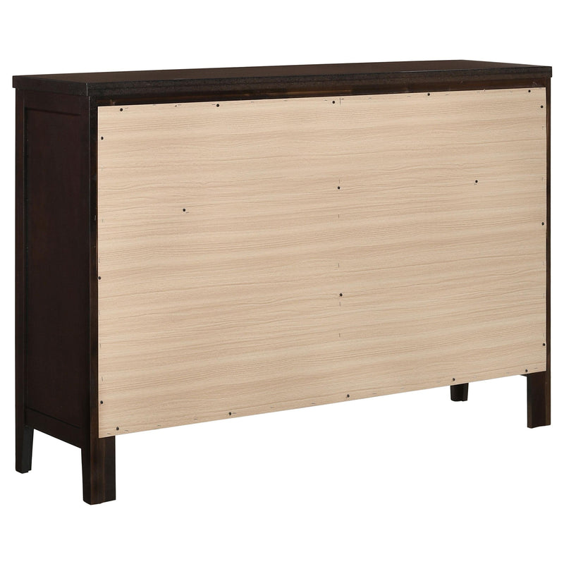 Carlton 4-piece Queen Bedroom Set Cappuccino - 202091Q-S4