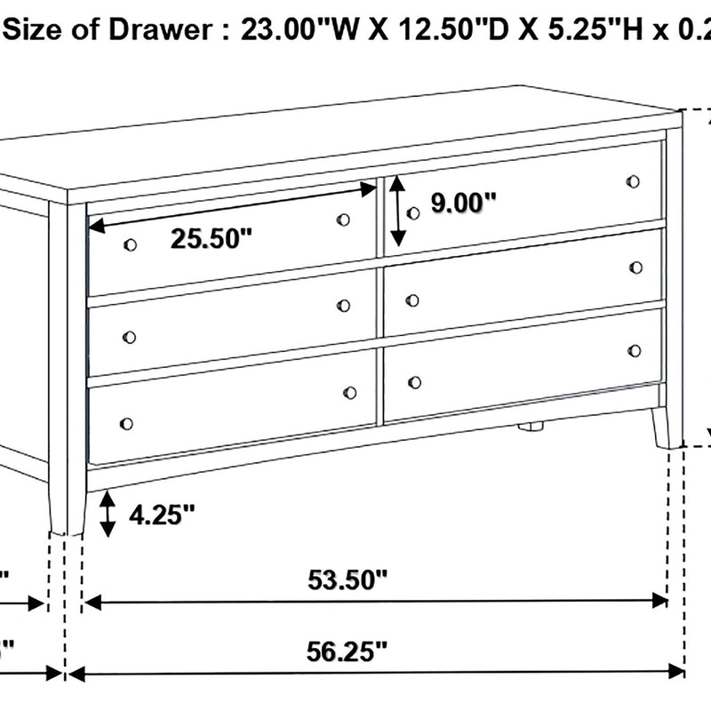 Carlton 4-piece Queen Bedroom Set Cappuccino - 202091Q-S4