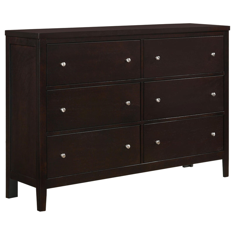 Carlton 5-piece Full Bedroom Set Cappuccino - 202091F-S5