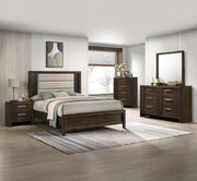 Carlton Brown King Panel Bed - DMV FurnitureKing Bed