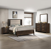 Carlton Brown Upholstered Panel Bedroom Set - DMV FurnitureBedroom Set