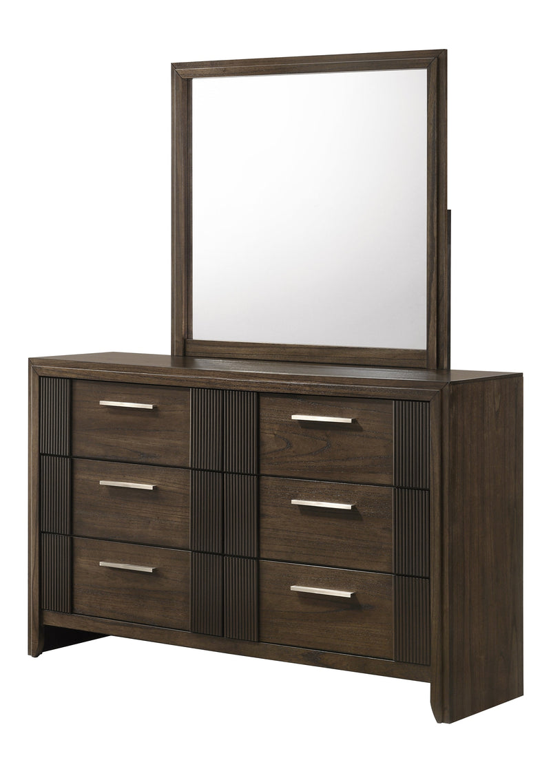 Carlton Brown Upholstered Panel Bedroom Set - DMV FurnitureBedroom Set