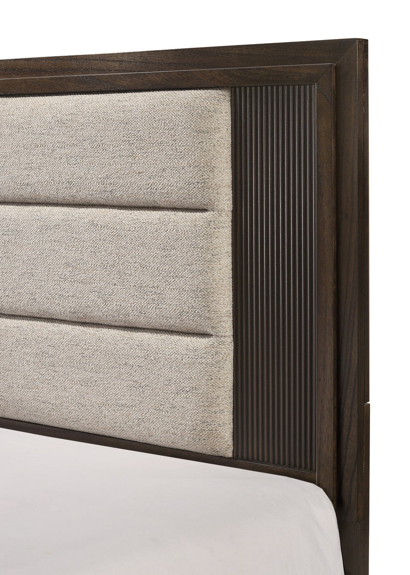 Carlton Brown Upholstered Panel Bedroom Set - DMV FurnitureBedroom Set