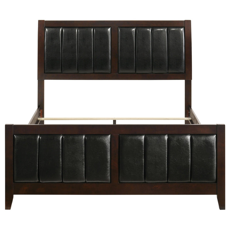 Carlton Wood Queen Panel Bed Cappuccino - 202091Q