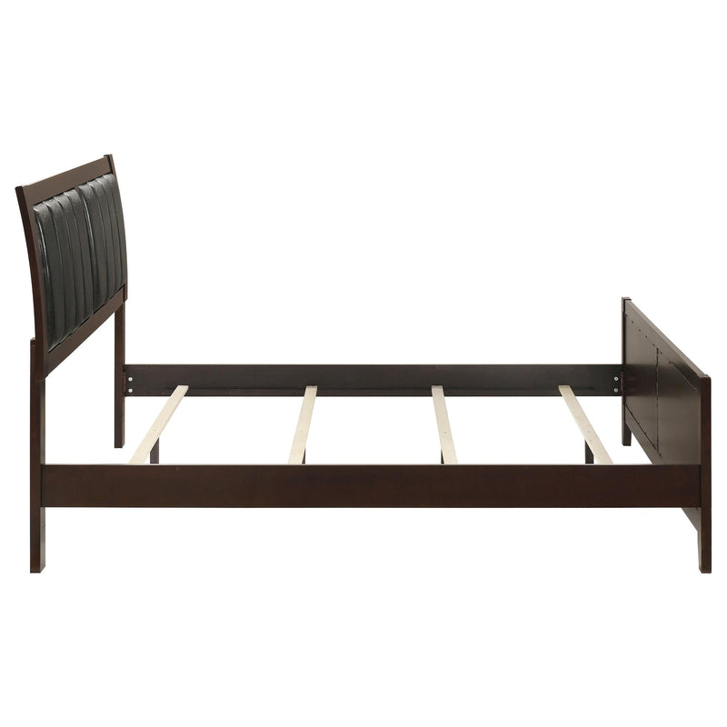 Carlton Wood Queen Panel Bed Cappuccino - 202091Q