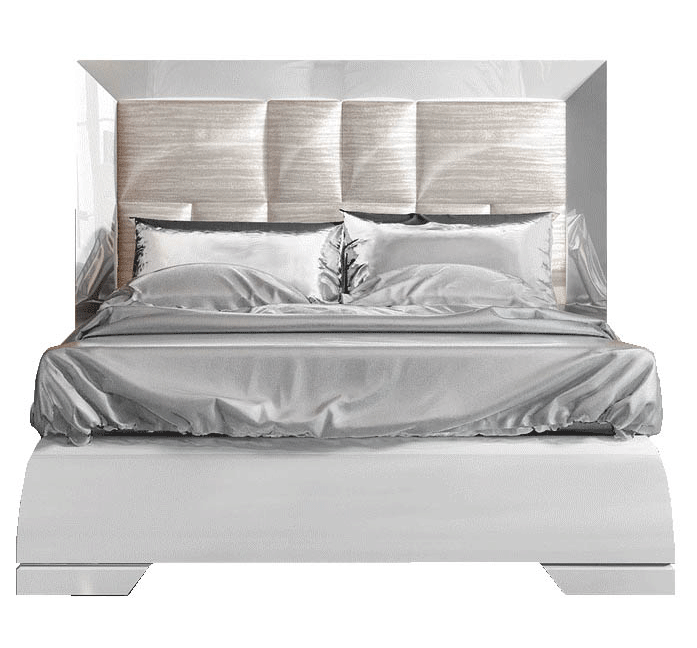 Carmen Bed White Queen - DMV Furniture
