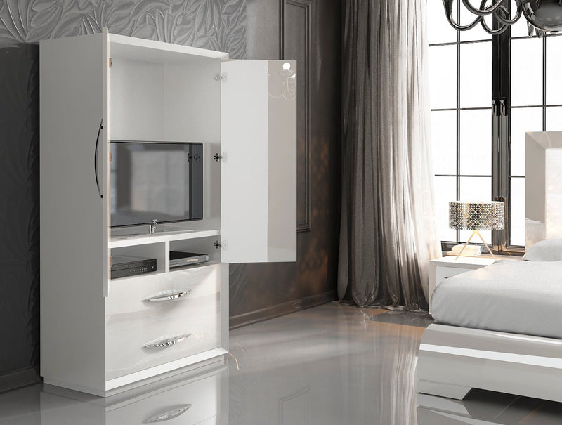 Carmen Bedroom White Set - DMV FurnitureBedroom Set