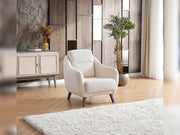 Carmen Chair in White - 200-ELIF-CAR-A520-B