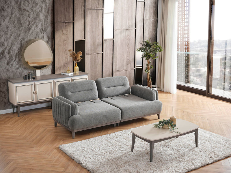 Carmen Convertible Sofa in Grey - 200-ELIF-CAR-A520-3