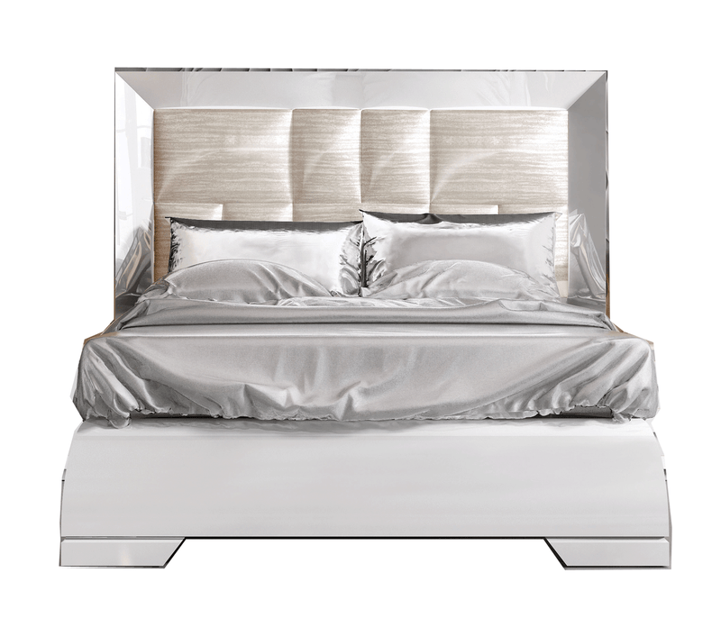 Carmen White QS Bed - i11606